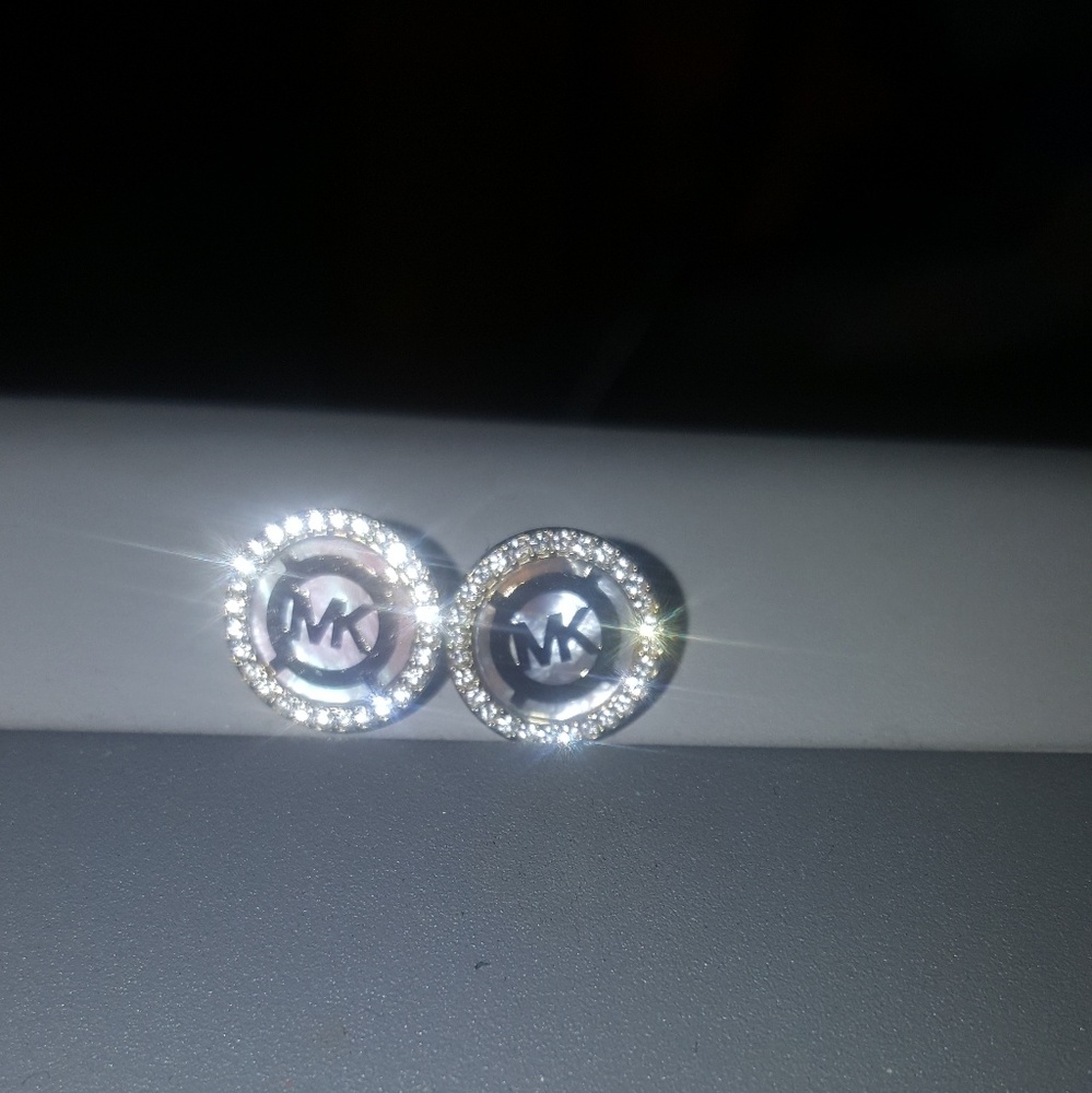 Michael Kors Gold Tone Stud Earrings